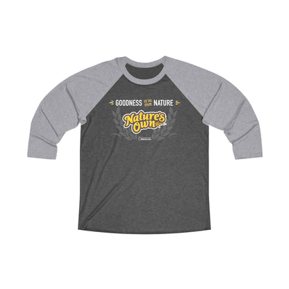 Raglan Tee — "Nature’s Own" Goodness In Our Nature Baseball Shirt