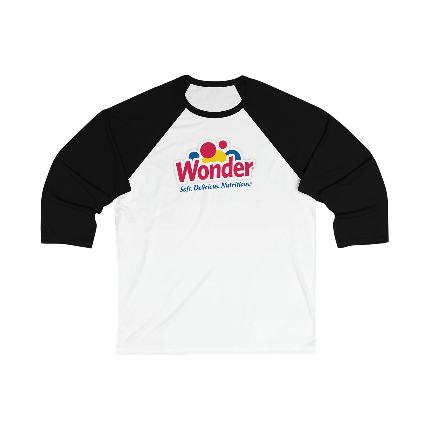 Wonderbread Unisex 3\4 Sleeve Baseball Tee