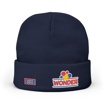 Wonder Bread USO Embroidered Knit Beanie