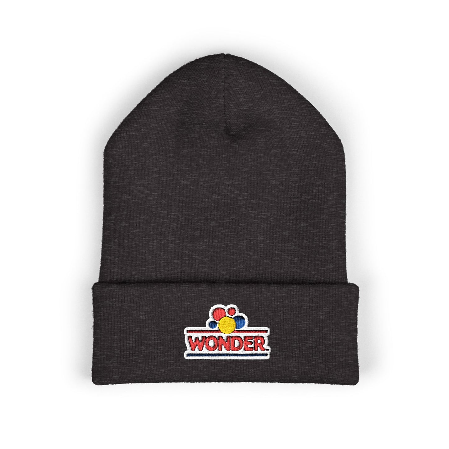 Classic Cuffed Beanie with Wonder bread Embroidered logo