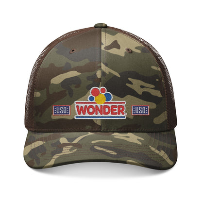 Wonderbread USO Camo Embroidered Trucker Hat