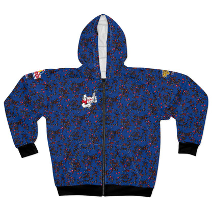 BERRYCAMO DKB, sudadera con capucha y logotipos laterales.