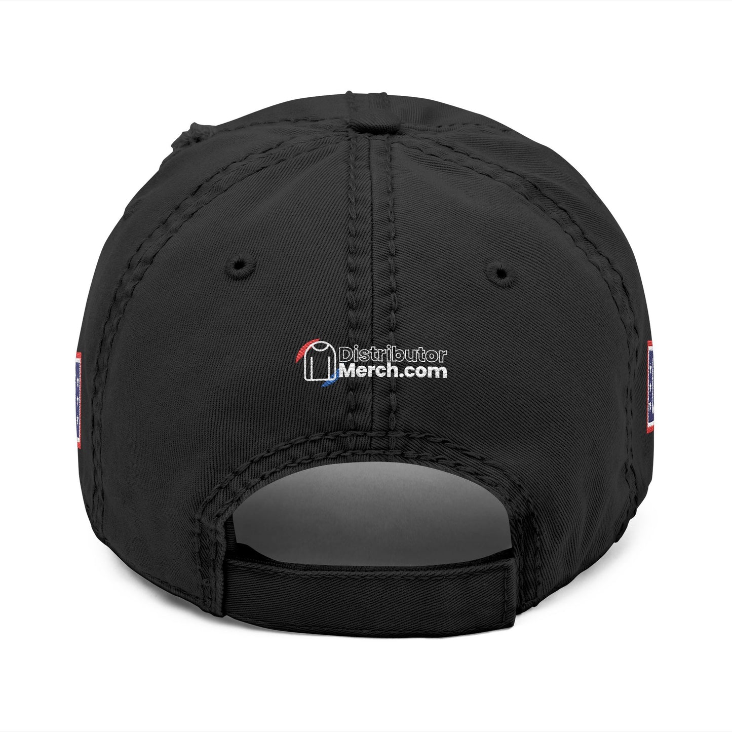 Classic Distressed Hat Cap with Wonder bread and USO Embroidered logos