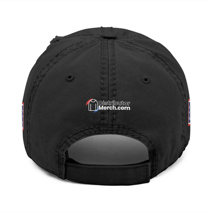 Classic Distressed Hat Cap with Wonder bread and USO Embroidered logos