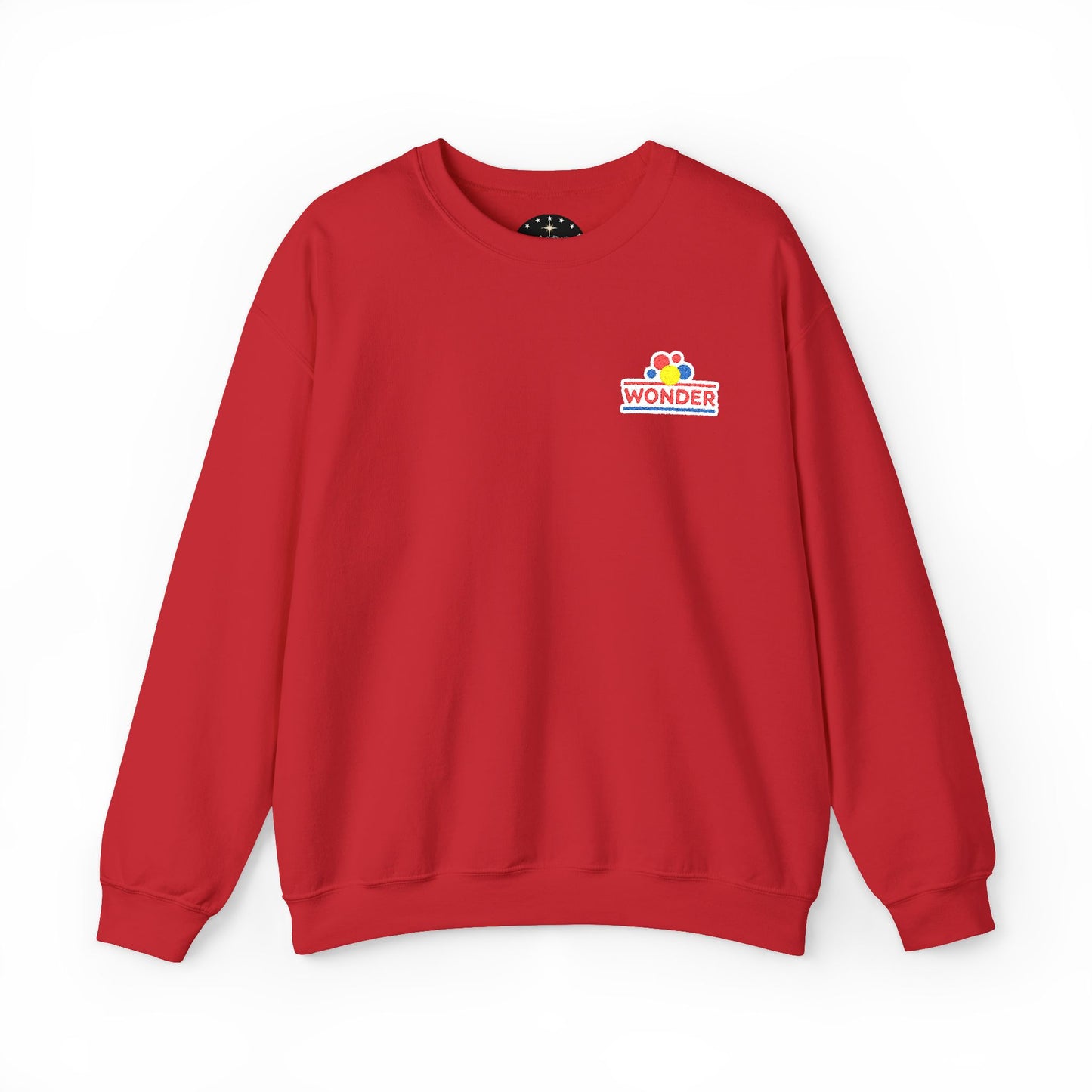 Vintage Crewneck Sweatshirt with Wonder Bread Embroided logo