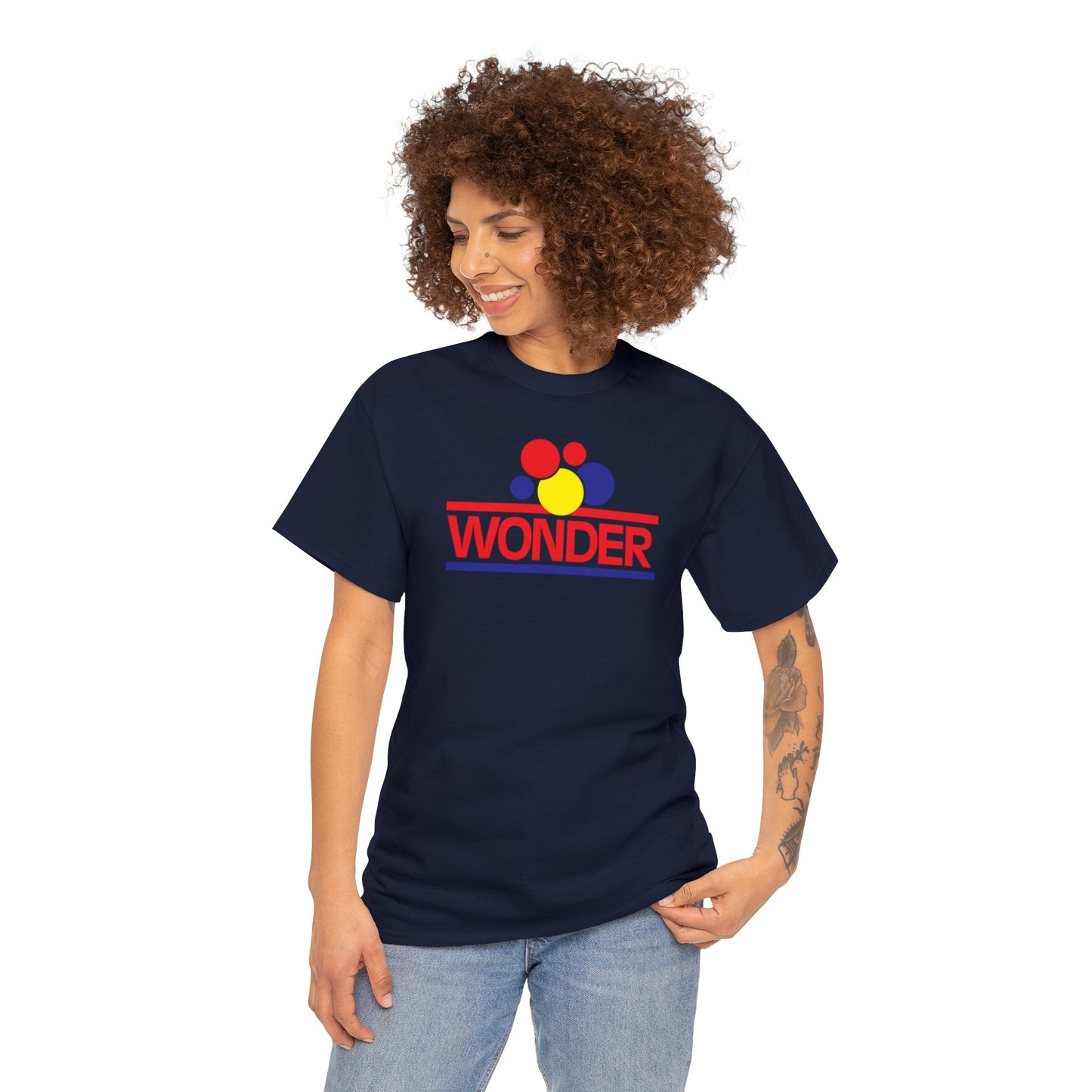 Unisex Heavy Cotton Tee, Wonder bread