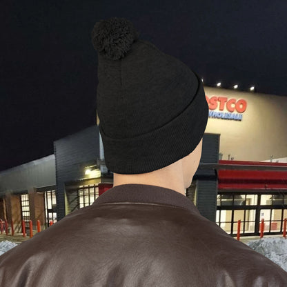 Wonderbread Embroidered Pom-Pom Knit Cap – TastyKake Logo