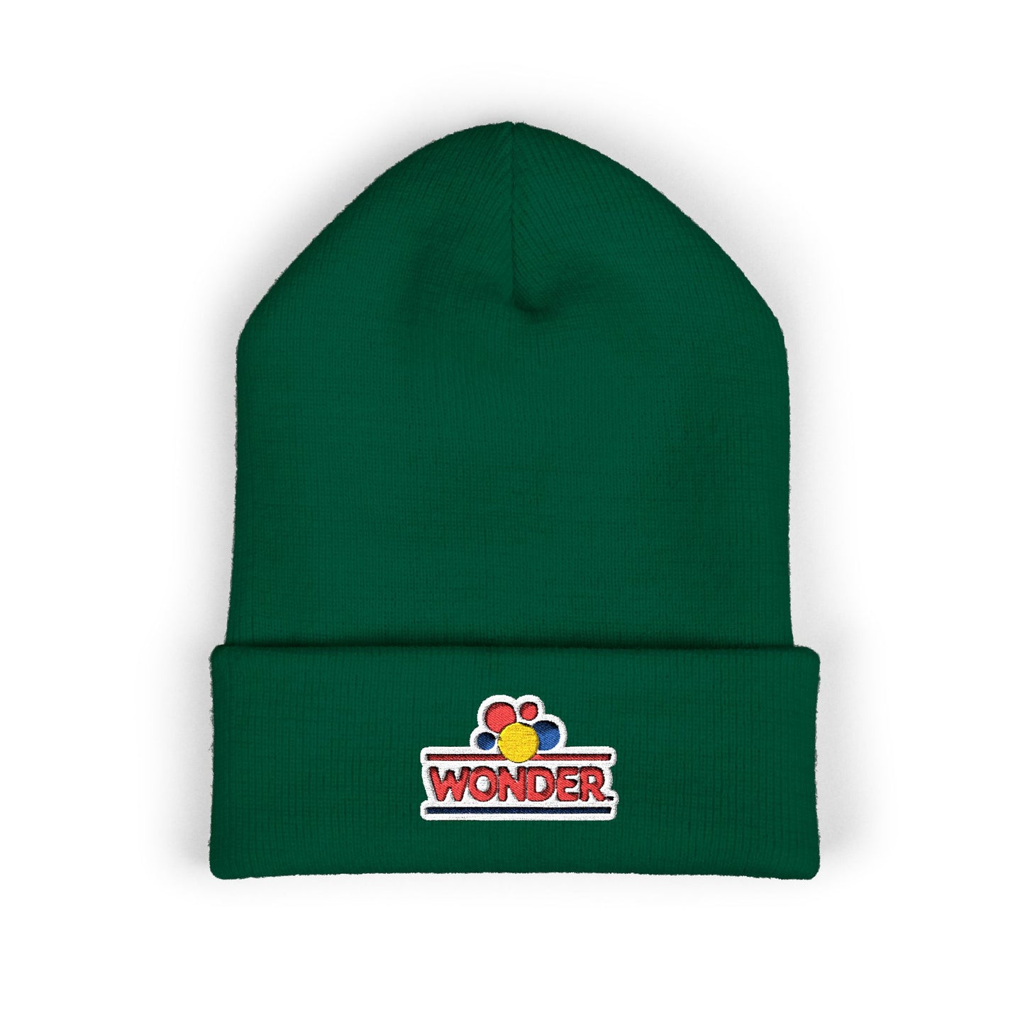 Classic Cuffed Beanie with Wonder bread Embroidered logo