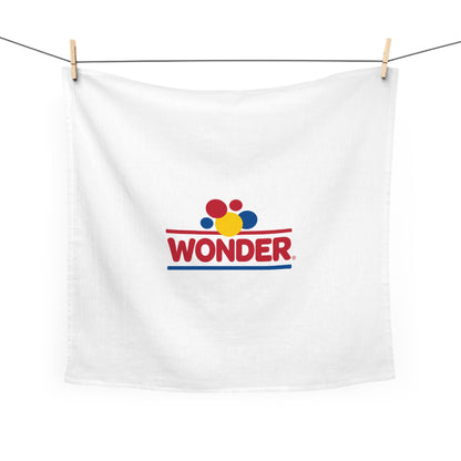 Tea Kitchen Dish Towel with Retro Wonder Bread logo