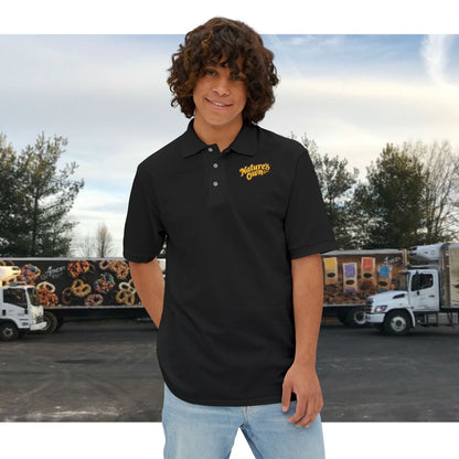 Nature's Own Men's Piqué Polo - Casual Elegance for Everyday Adventures