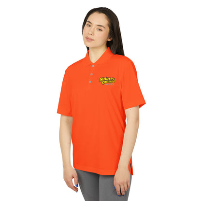 Adidas Unisex Performance Polo Shirt with Embroidered Nature's Own Honey Wheat