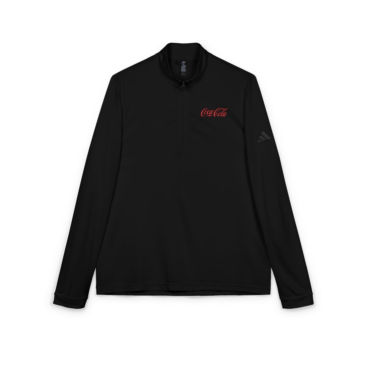 Quarter-Zip Pullover, Stylish Athletic Wear, Embroidered Coca-Cola Logo