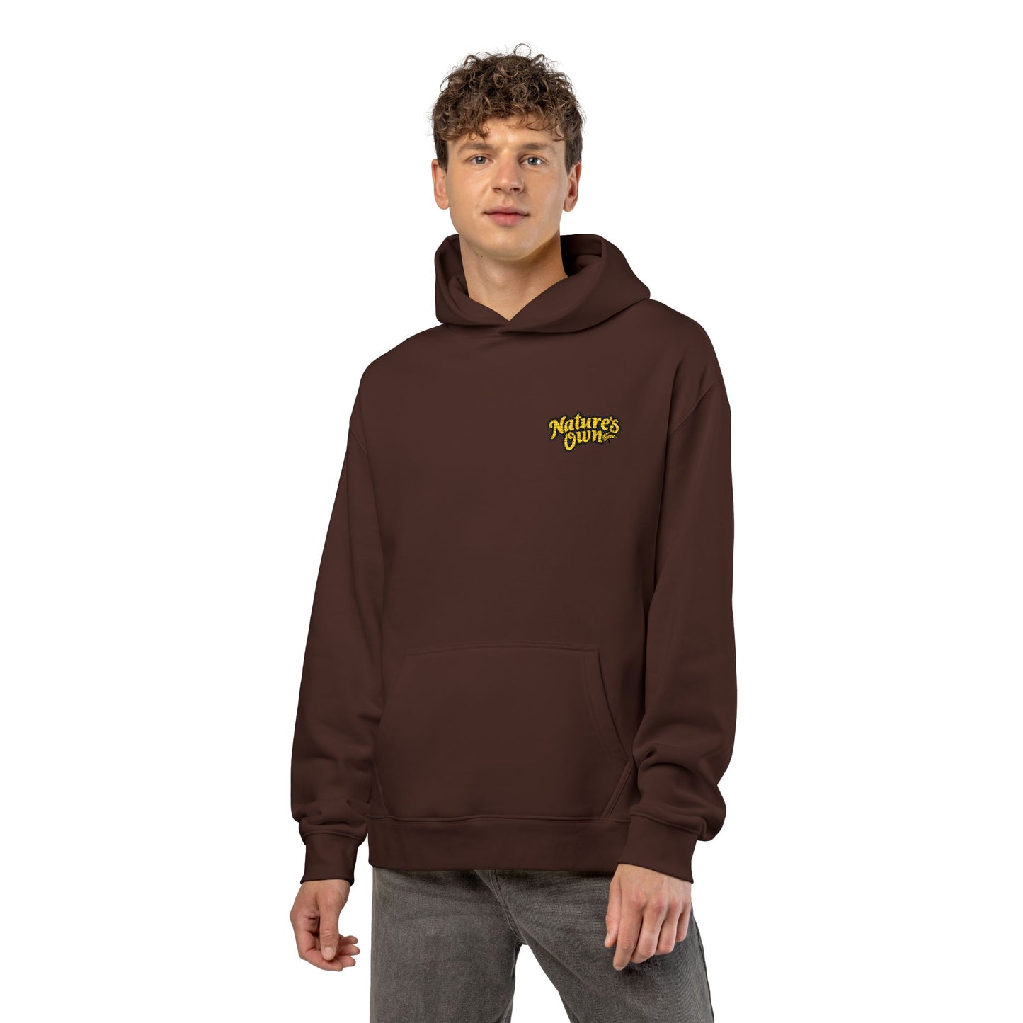 Relaxed Hoodie with Embroidered Nature's Own Logo
