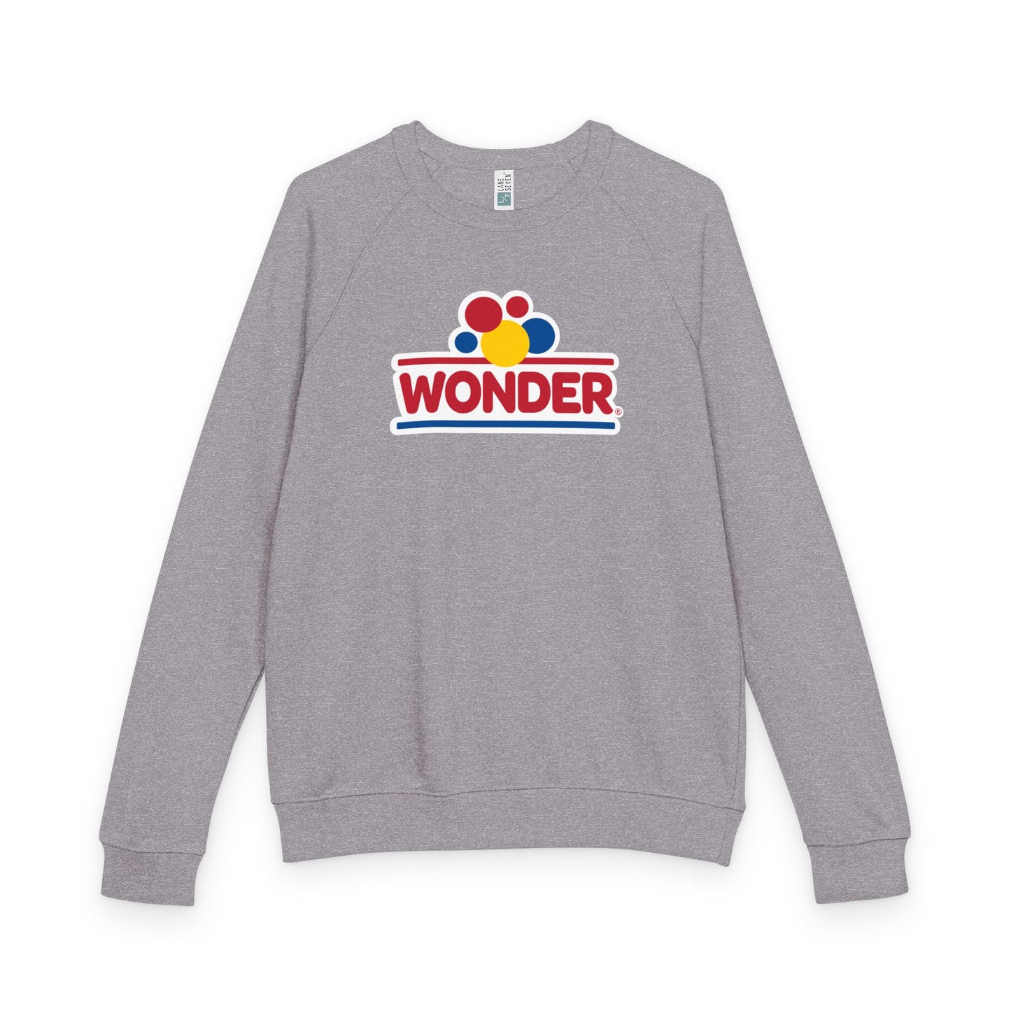 Crewneck Sweatshirt — Retro Colorful Wonder Bread Graphic