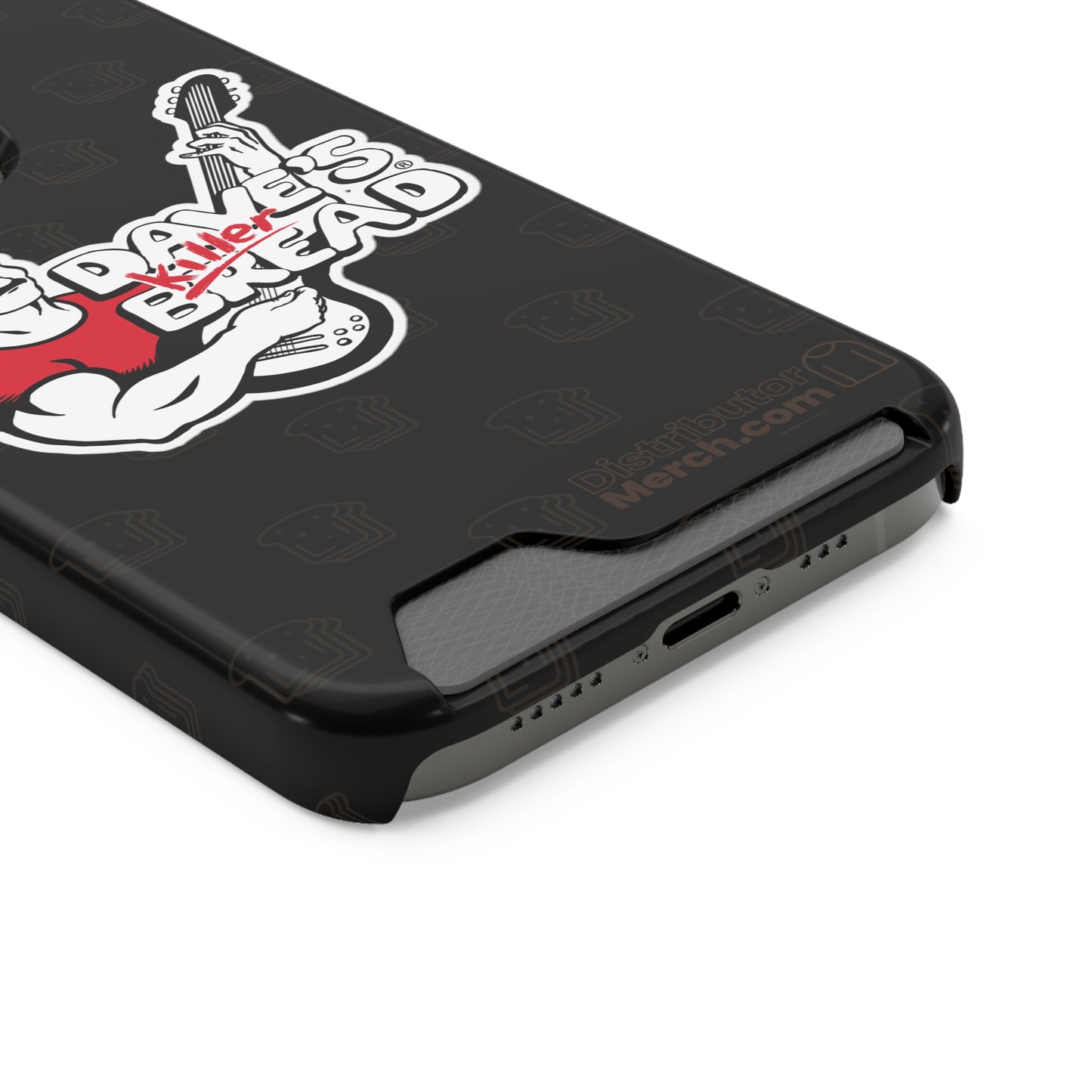 Phone Case With Card Holder, Dave's Killer Bread Logo.