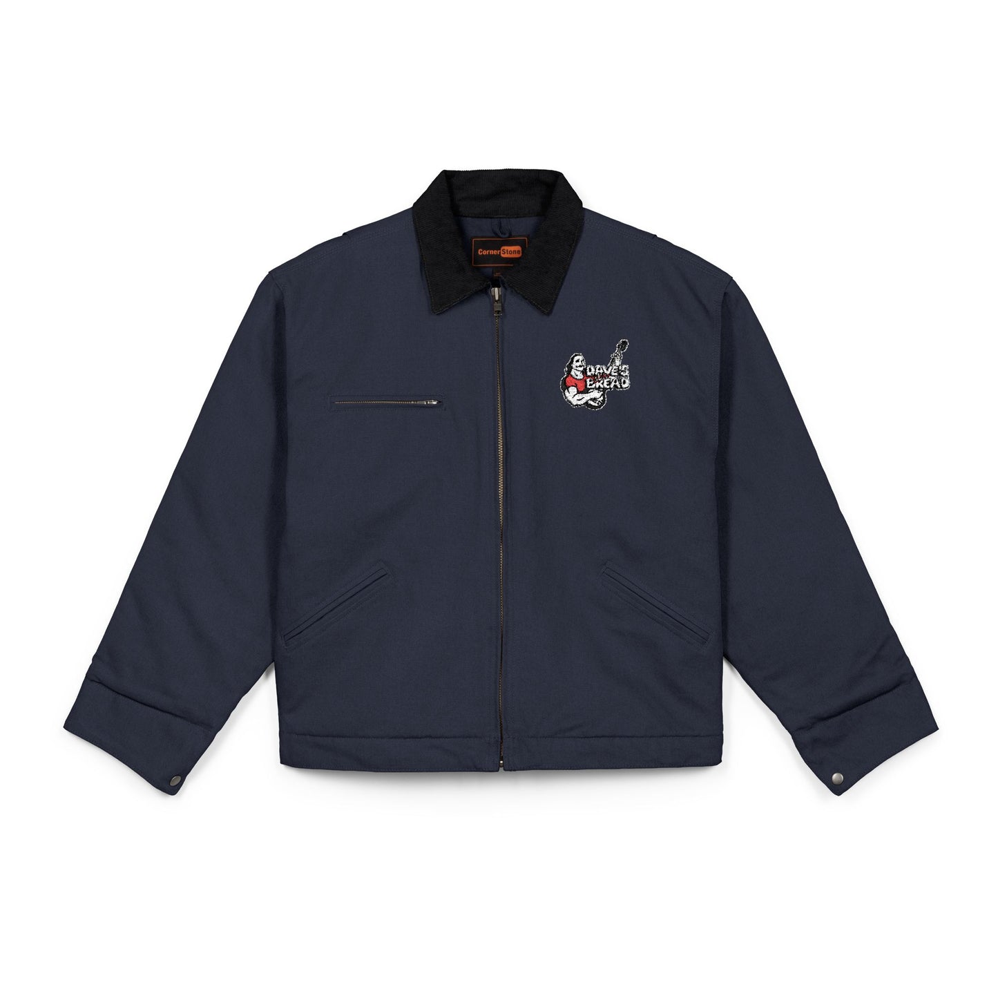 Unisex Work Jacket, Embroidered Dave's Killer Bread logo