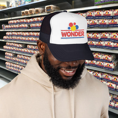 Wonderbread Embroidered Vintage Patch Trucker Hat