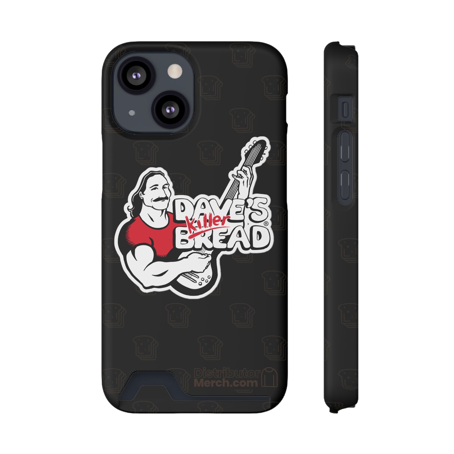 Phone Case With Card Holder, Dave's Killer Bread Logo.