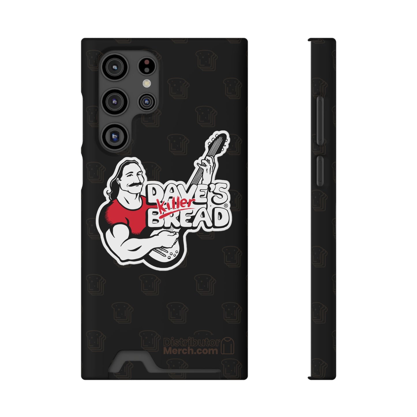 Phone Case With Card Holder, Dave's Killer Bread Logo.