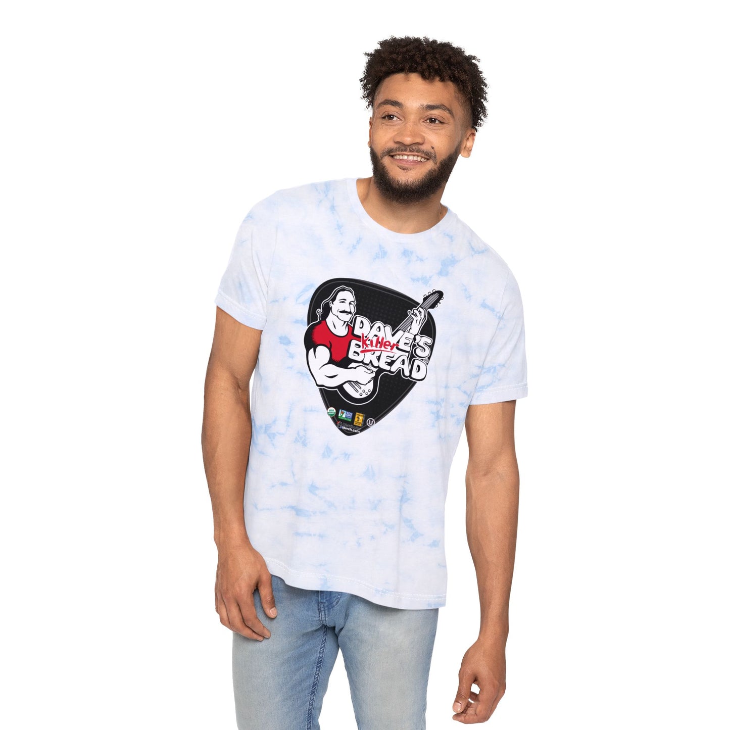 Dave's Killer Bread Unisex Tie-Dye Graphic Tee – Casual Cool Vibes, Music Lovers Shirt, Festival Fashion, Gifting for Foodies, Summer Wardrobe Essential