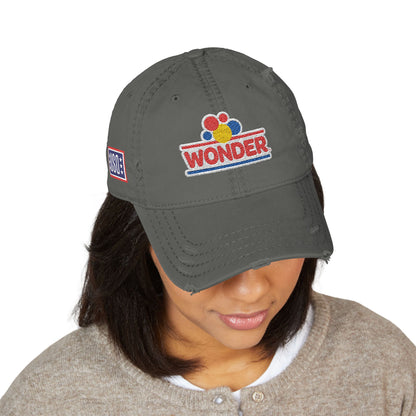 Wonder bread USO Embroidered Classic Distressed Hat Cap