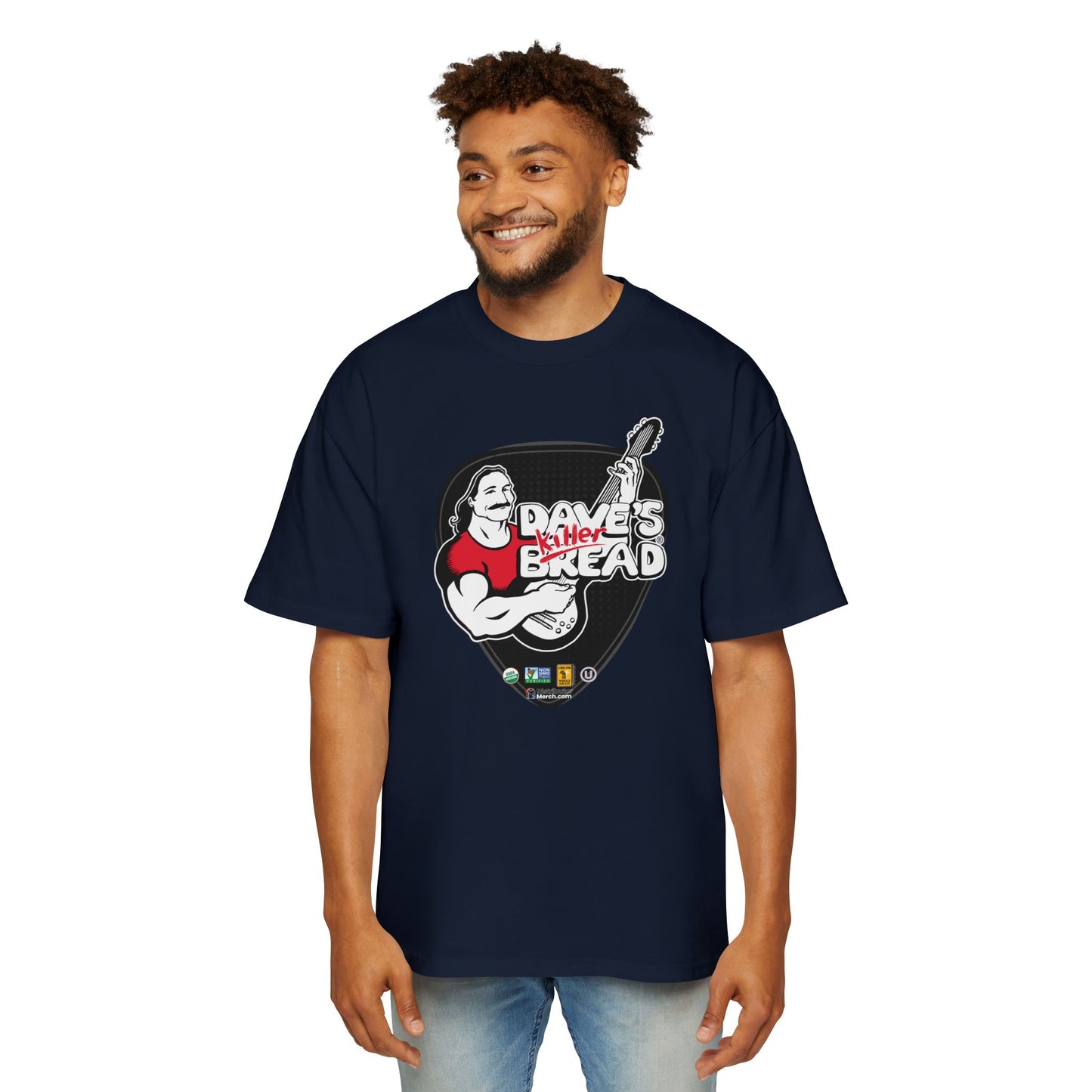 Camiseta de manga larga DKB para hombre, talla grande y pesada