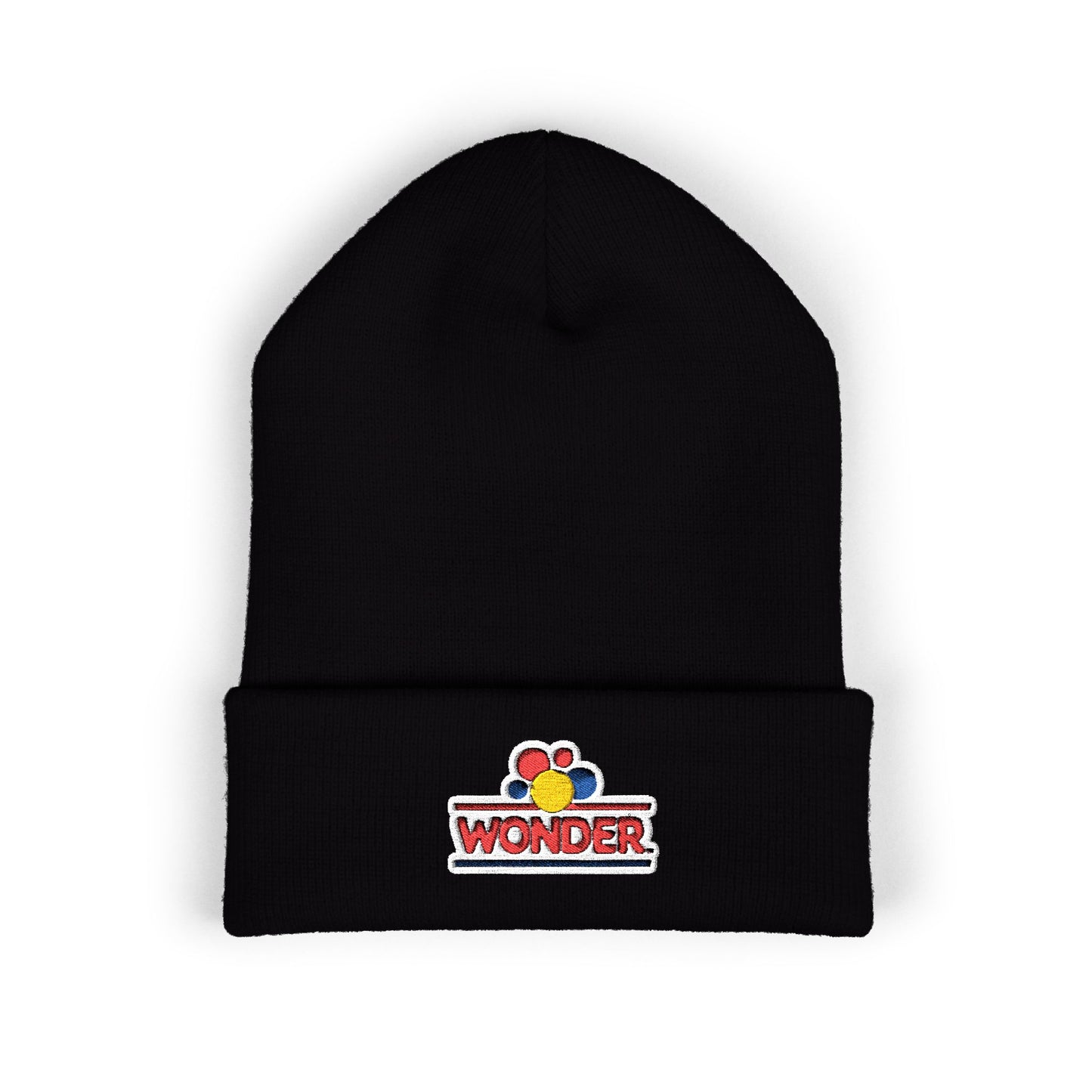 Classic Cuffed Beanie with Wonder bread Embroidered logo