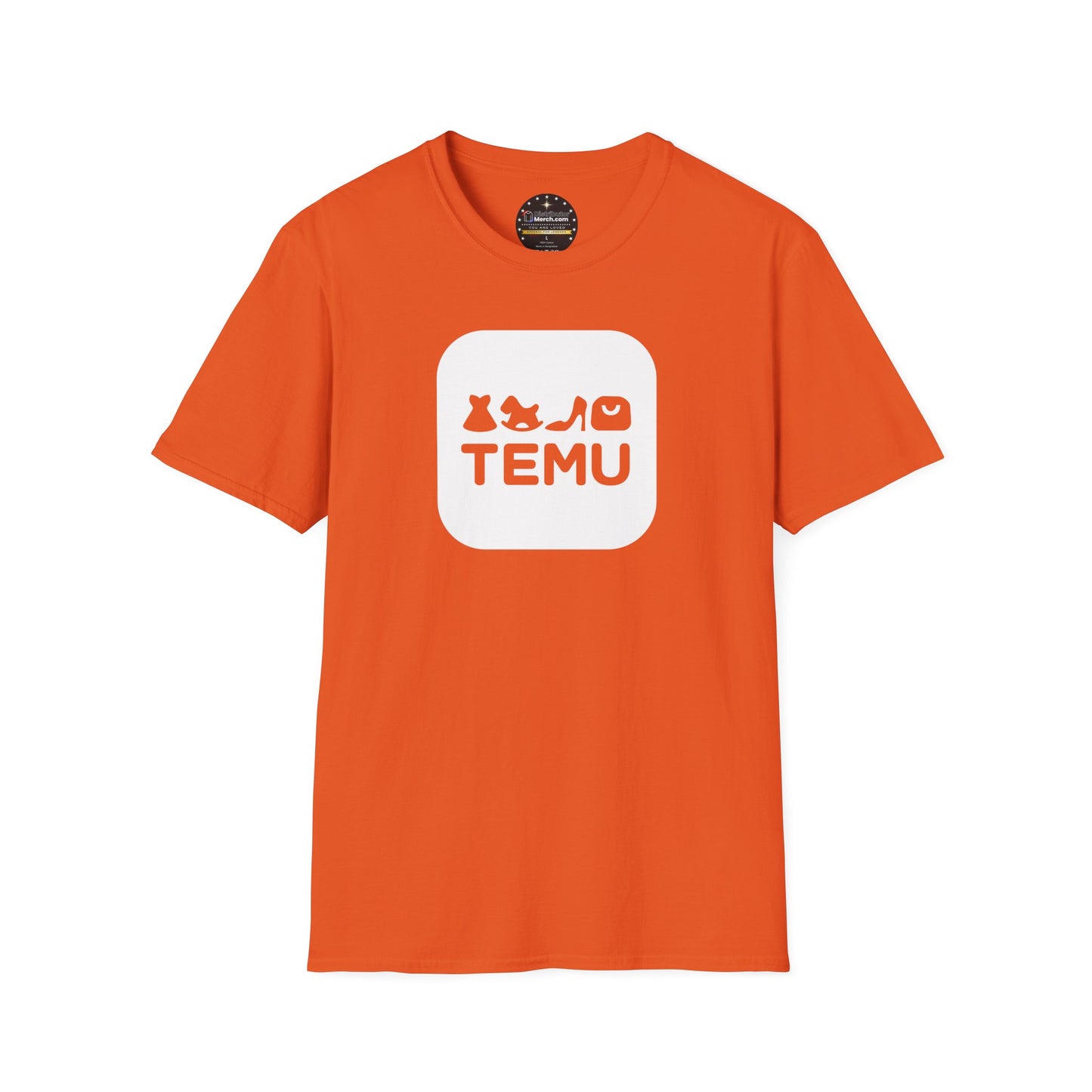 T-Shirt with Temu logos for Delivery drivers