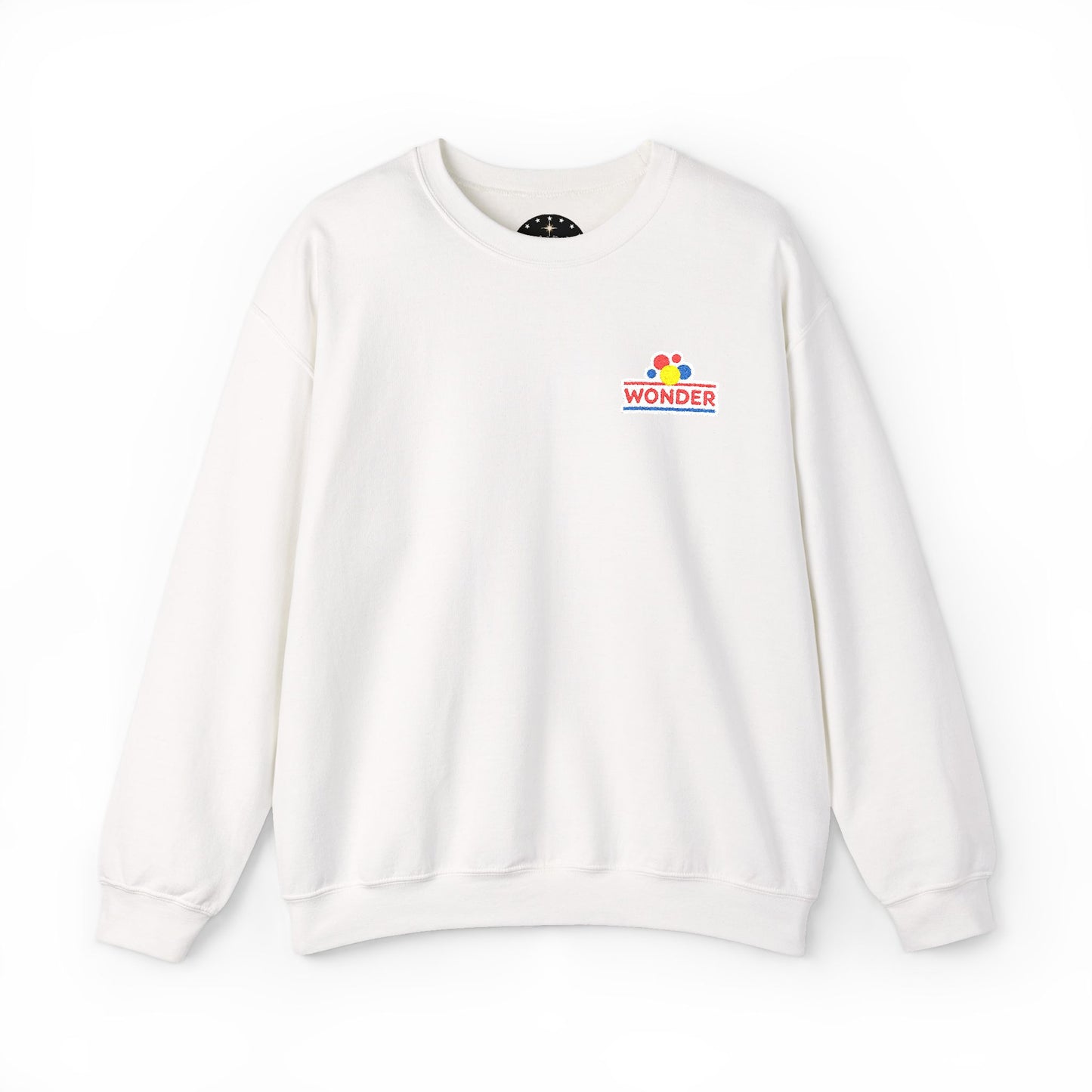 Vintage Crewneck Sweatshirt with Wonder Bread Embroided logo