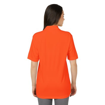 Adidas Unisex Performance Polo Shirt with Embroidered Nature's Own Honey Wheat