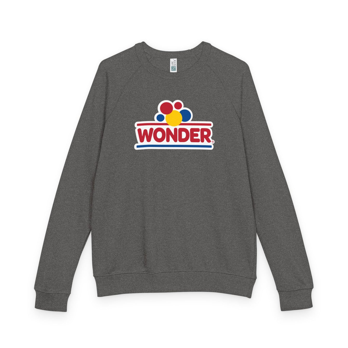 Crewneck Sweatshirt — Retro Colorful Wonder Bread Graphic