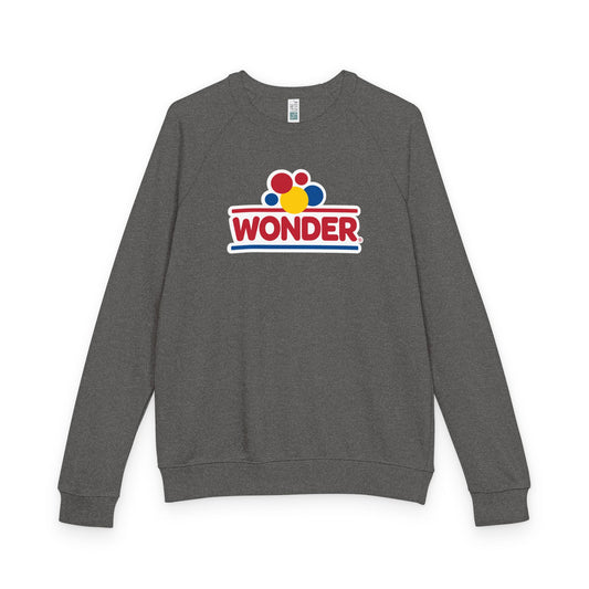 Crewneck Sweatshirt — Retro Colorful Wonder Bread Graphic