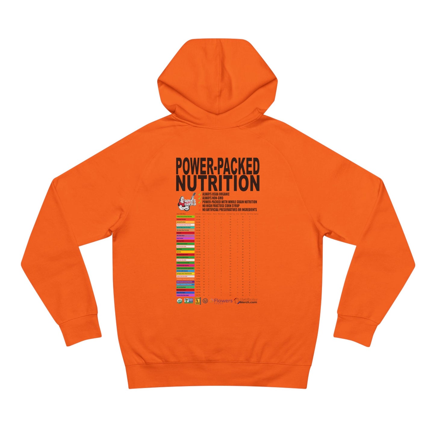 Unisex Supply Hoodie with Dave's Killer Bread Logo