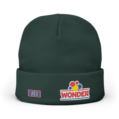 Wonder Bread USO Embroidered Knit Beanie