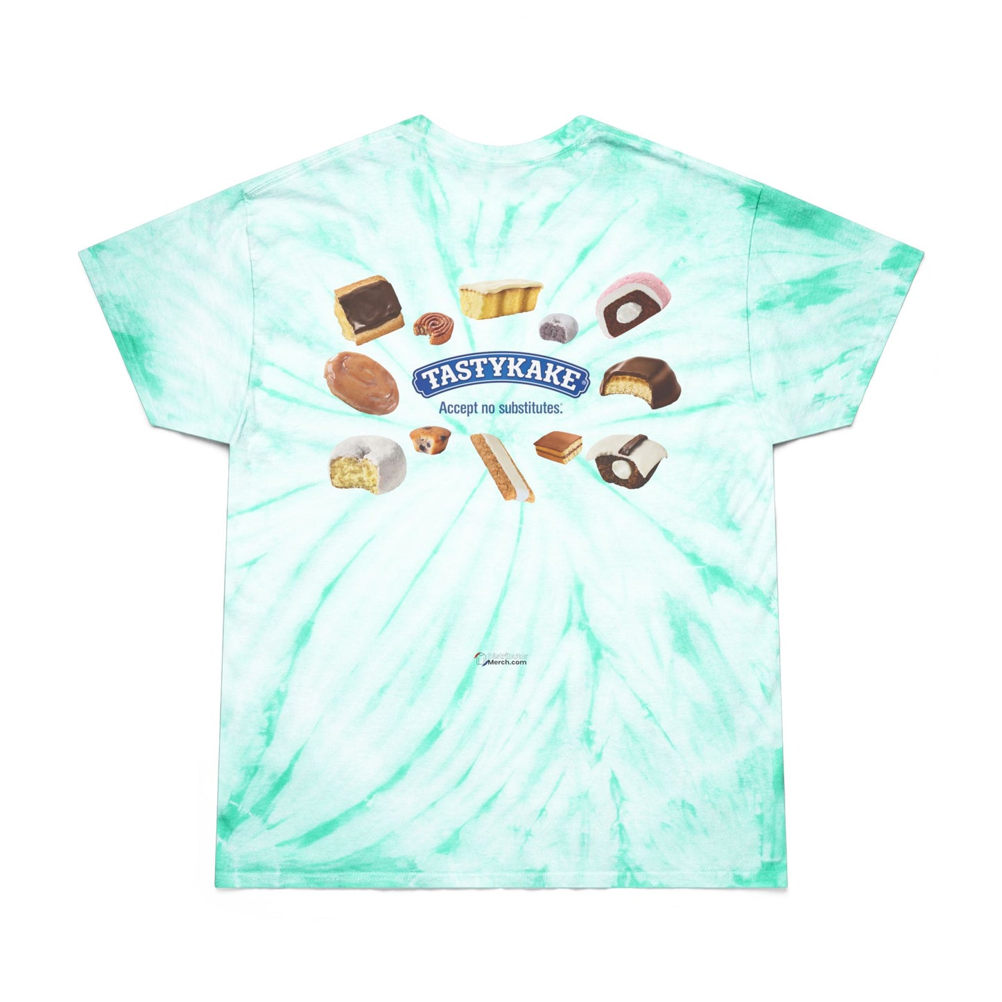 Tastykake Retro Tie-Dye Tee, cakes graphics, Vintage Cyclone Shirt, Fun Summer T-Shirt, Casual Wear, Gift for Food Lovers, 80s Nostalgia