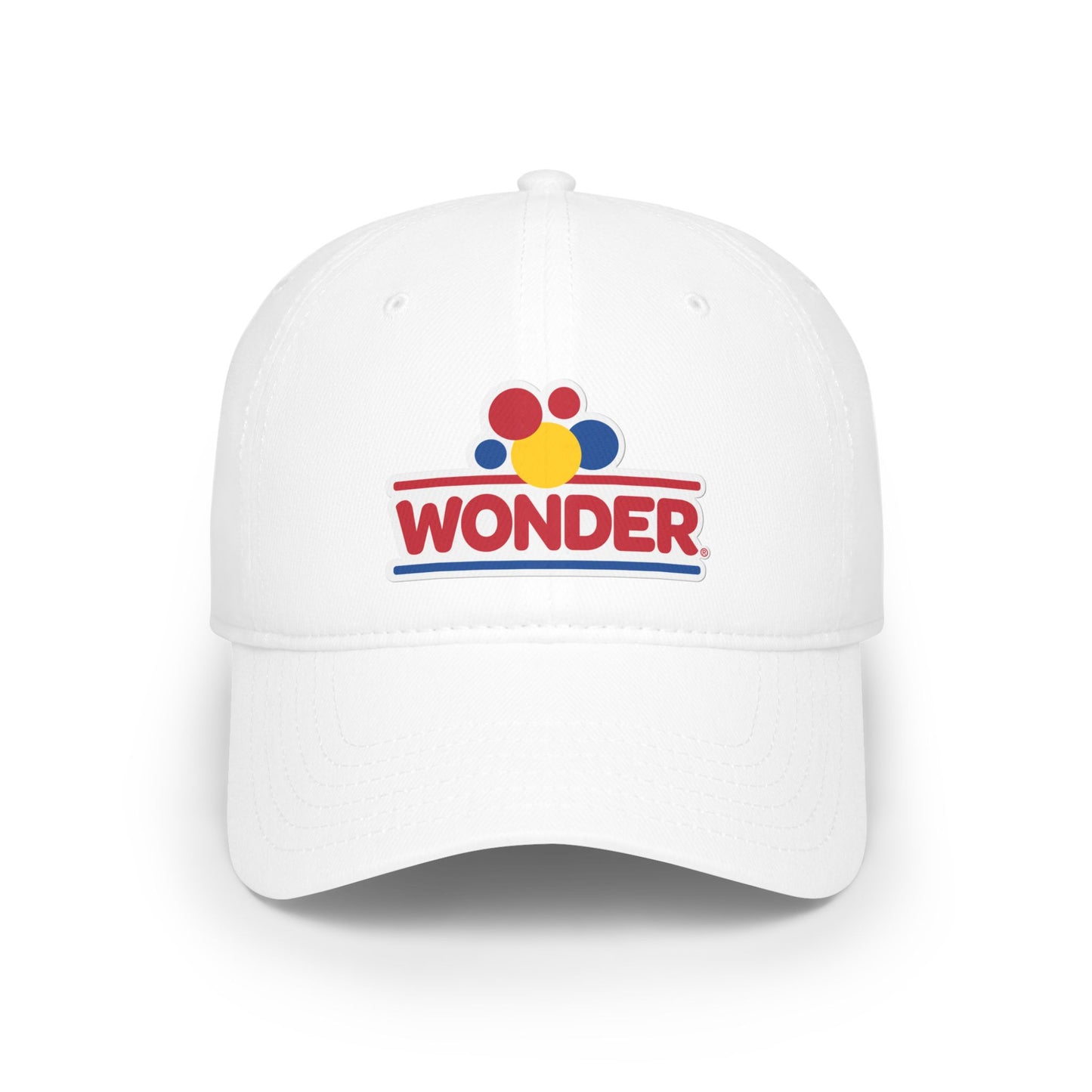 Low Profile Baseball Cap Wonderbread Hat