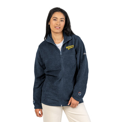 Nature's Own Columbia Embroidered Fleece Jacket "Goodness is in Our Nature" Back