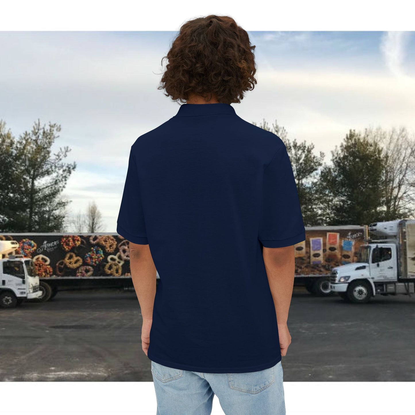 Nature's Own Men's Piqué Polo - Casual Elegance for Everyday Adventures