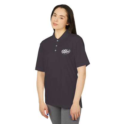 Dr. Pepper Performance Polo Shirt, adidas®, Embroidered Logo, Athletic Workwear, Unisex Golf Shirt