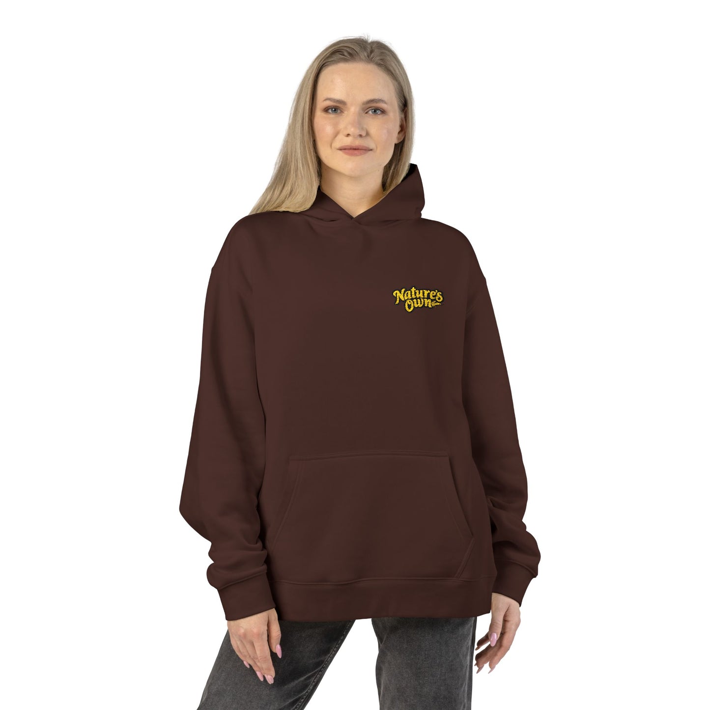 Relaxed Hoodie with Embroidered Nature's Own Logo