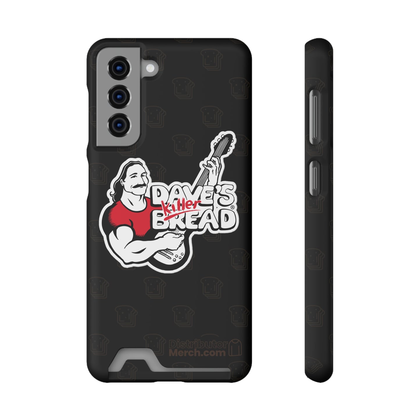 Phone Case With Card Holder, Dave's Killer Bread Logo.