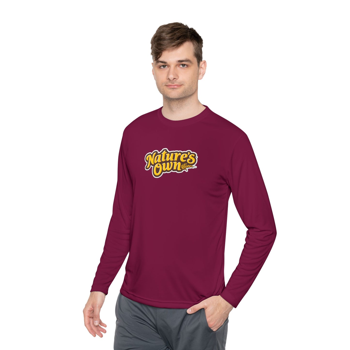 Nature's Own Long Sleeve Tee — 'Goodness of Nature' Logo Shirt