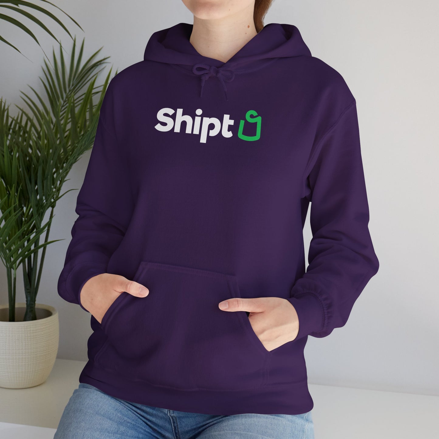 Unisex Hooded Sweatshirt with Shipt logo for Delivery driver