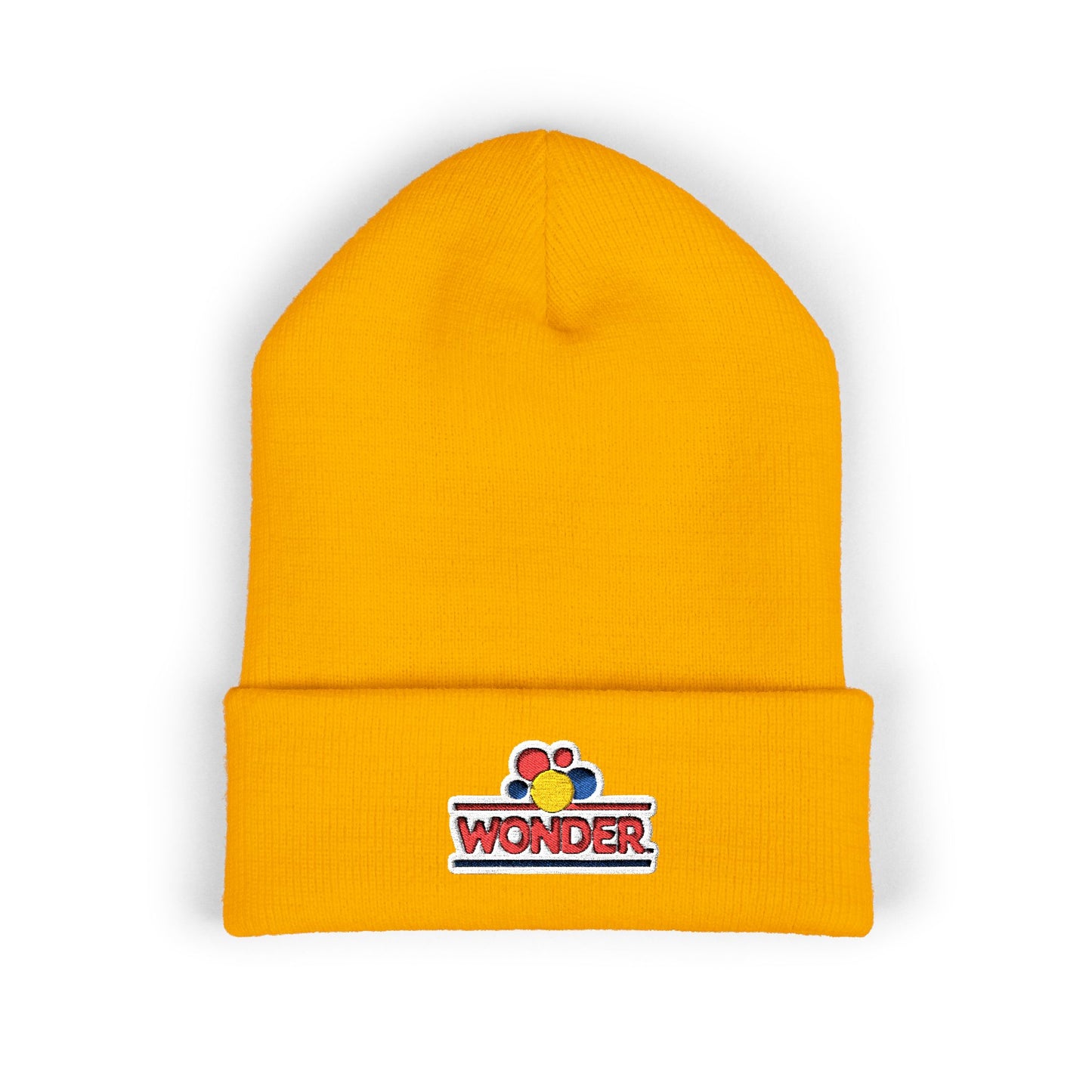 Classic Cuffed Beanie with Wonder bread Embroidered logo
