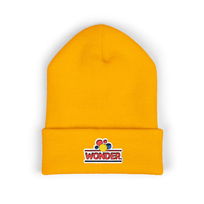 Classic Cuffed Beanie with Wonder bread Embroidered logo