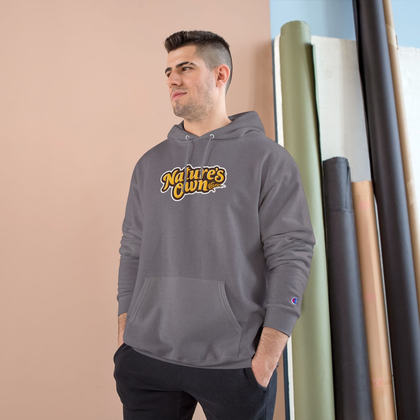 Champion Pullover Hoodie with Nature's Own Logo