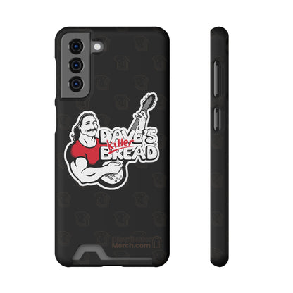 Phone Case With Card Holder, Dave's Killer Bread Logo.