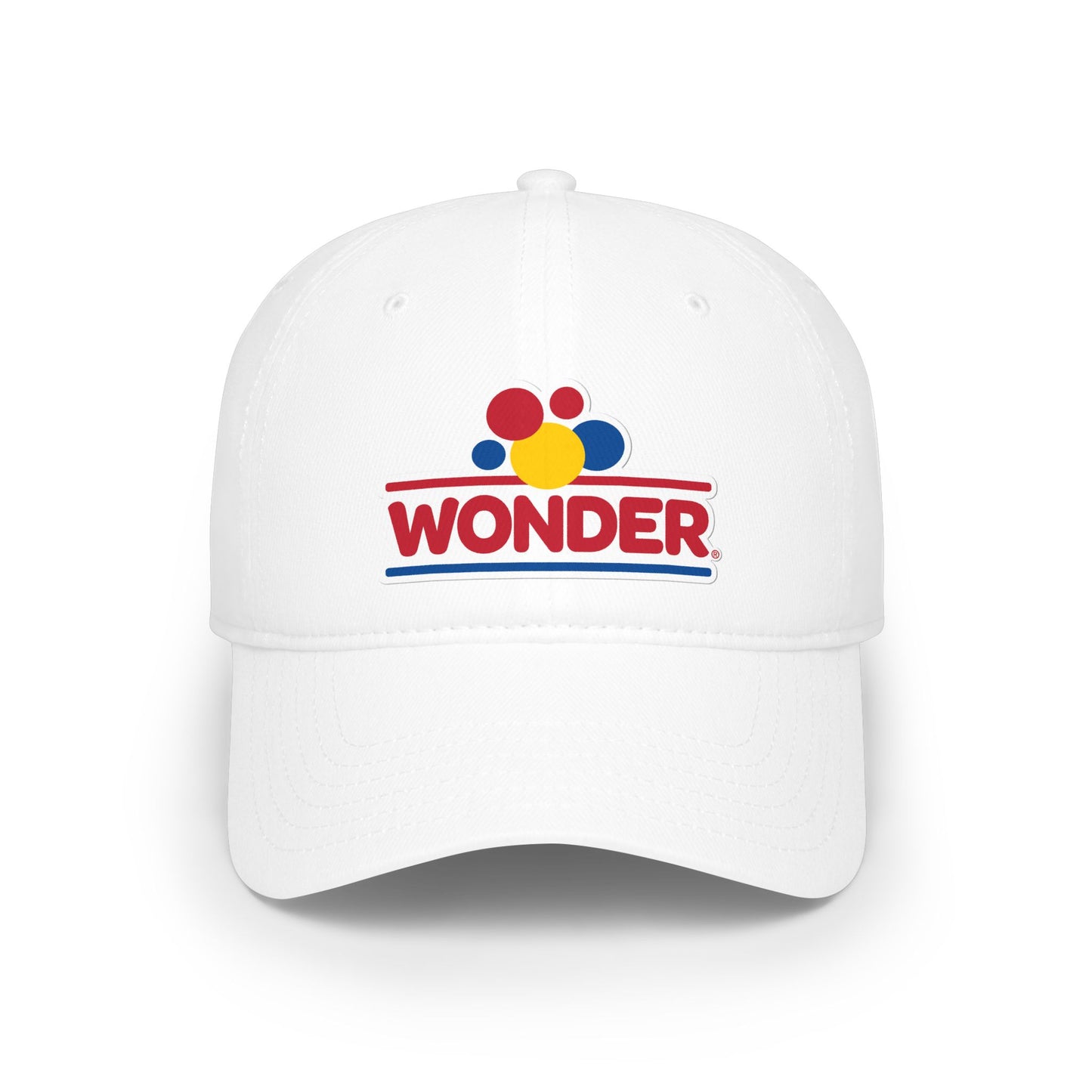 Low Profile Baseball Cap with embroidered Wonder bread Hat