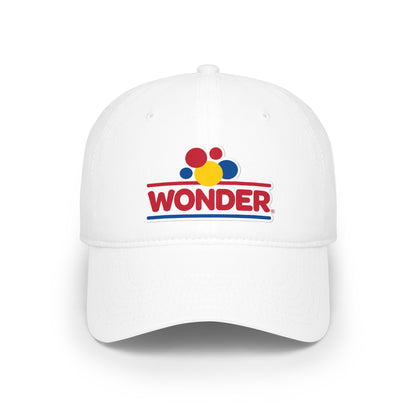 Low Profile Baseball Cap with embroidered Wonder bread Hat