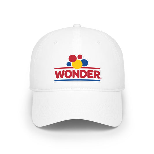 Low Profile Baseball Cap with embroidered Wonder bread Hat